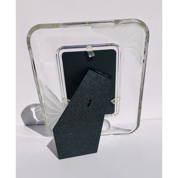 HOME BEAUTIFUL Frosted Crystal 8 1/4"x10" Photo Frame MADE IN GERMANY - Picture 5 of 7